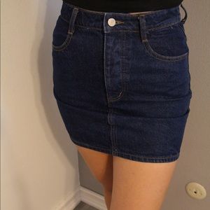 Dark blue Jean skirt